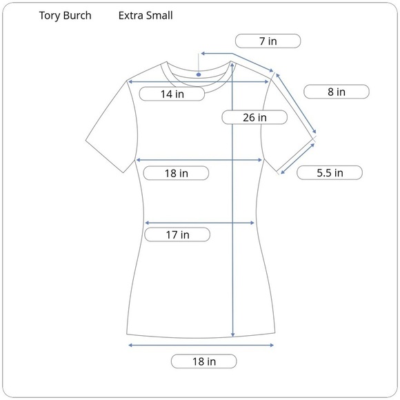 Tory Burch Black Logo Multicolored Graphic Tee XS - Picture 6 of 6